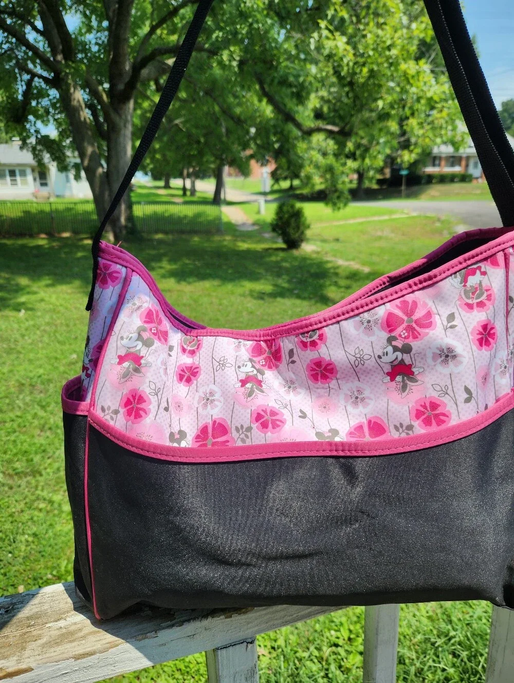 Disney Minnie Mouse multi-functional travel tote diaper bag Like New